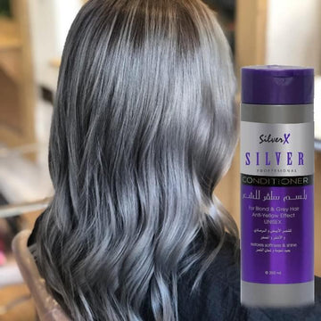 SilverX Deep Conditioning Purple Conditioner – Nourishes, Hydrates & Repairs Blonde, Silver & Highlighted Hair – Anti-Brass Formula, Salt & Sulfate Free – Soft, Manageable, Radiant Hair – 350ml